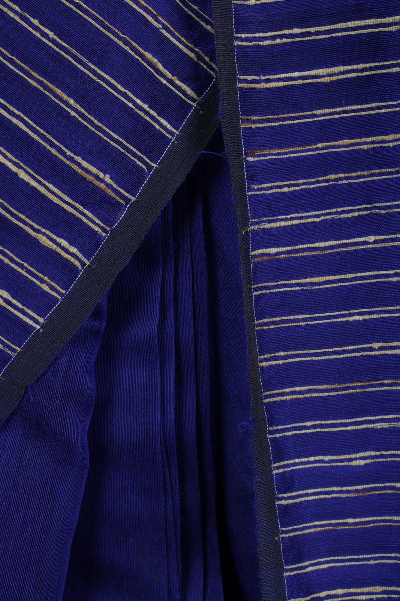 Blue ghicha work allure Wrap in 1 minute saree - Image 5