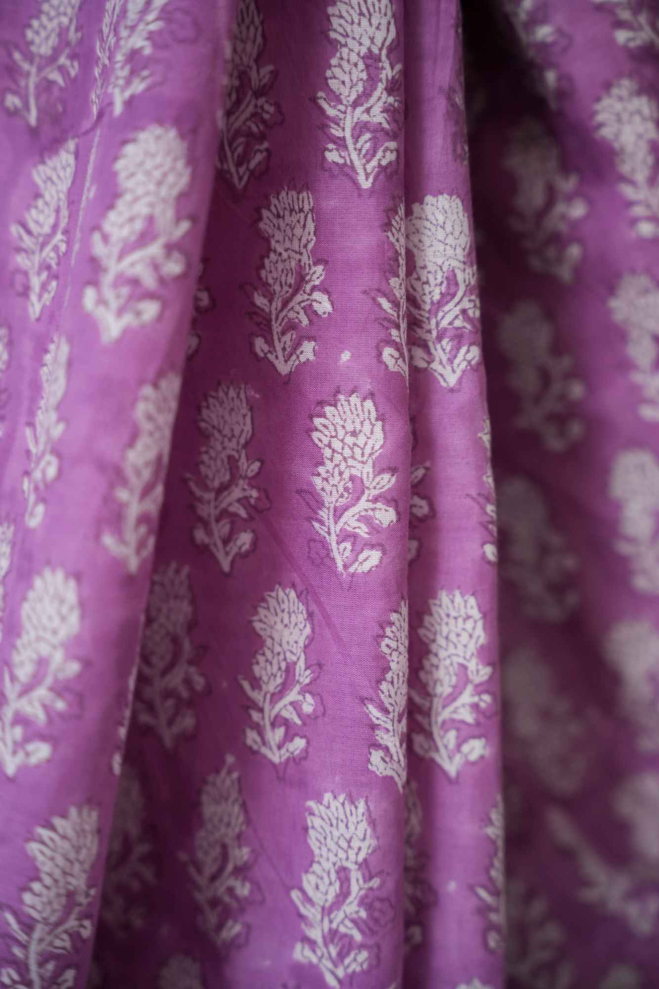 Jaipuri Sanganeri vegetable dyed mulmul ready to wear saree - Image 7