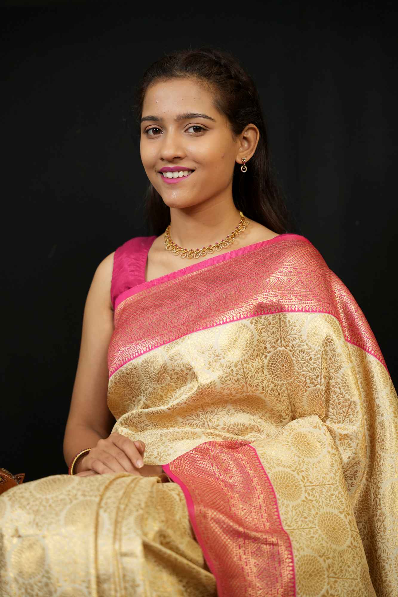 Kanjivaram Ready to Wear Saree - Image 8