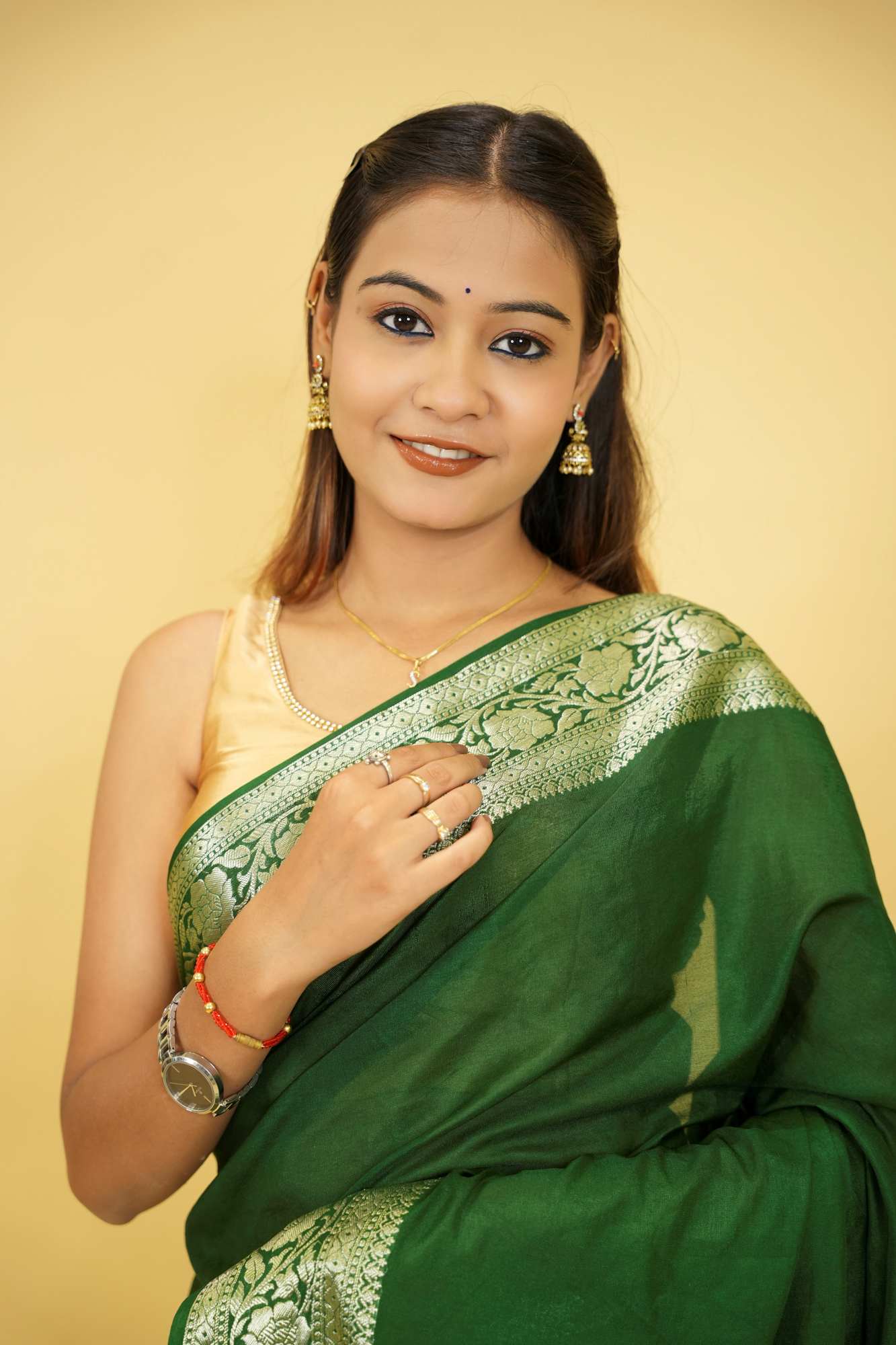 Banarasi Ready To Wear Saree - Image 9