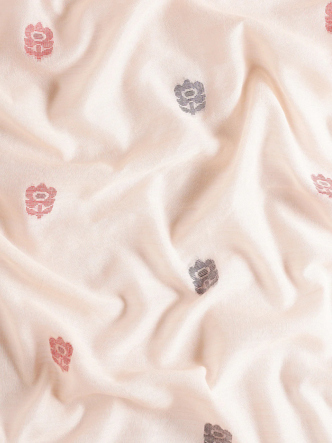 Jamdani Cotton Saree with Blouse piece | Shobitam - Image 6