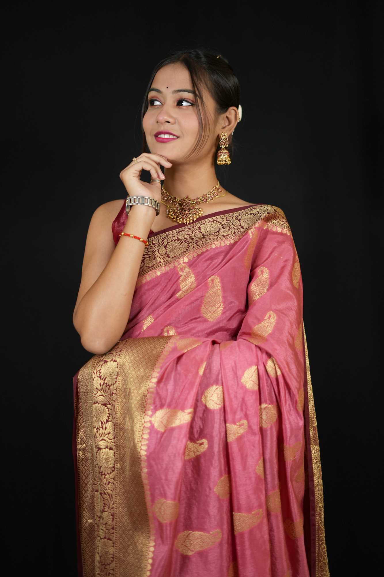 Banarasi ready to wear saree - Image 10
