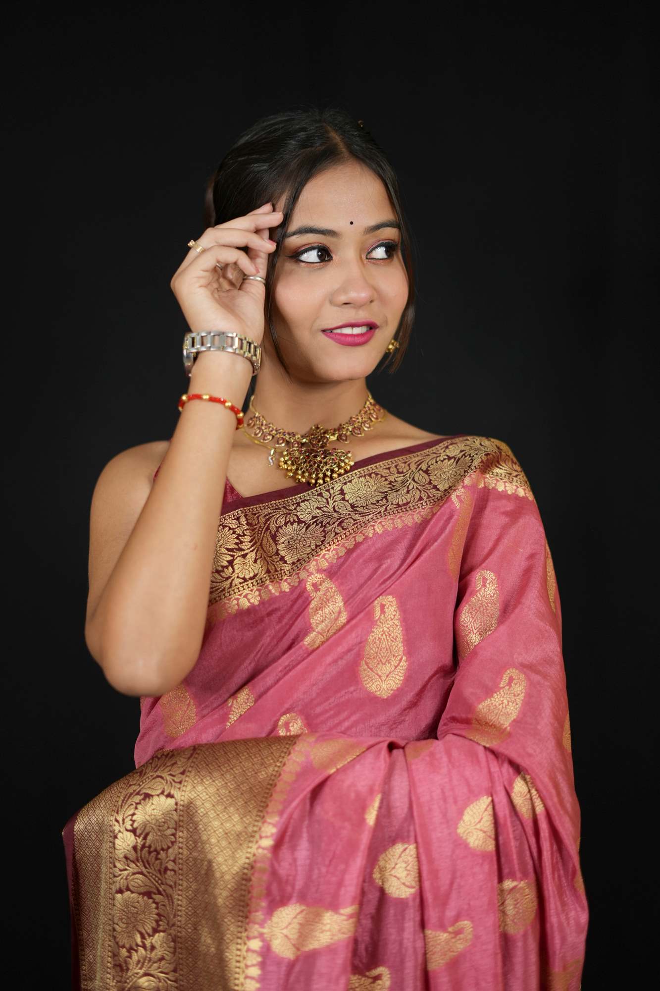 Banarasi ready to wear saree - Image 11