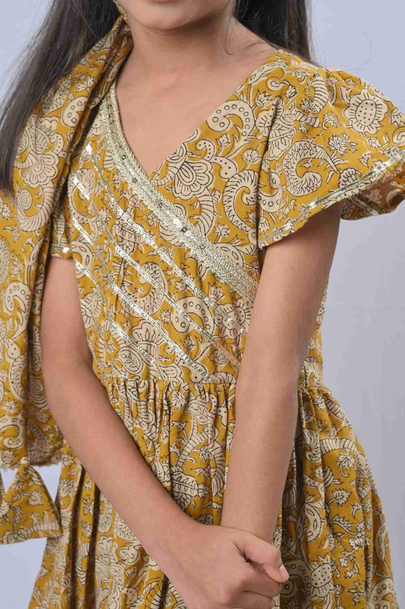 Mustard Dream Sharara | Made To Order - Image 2