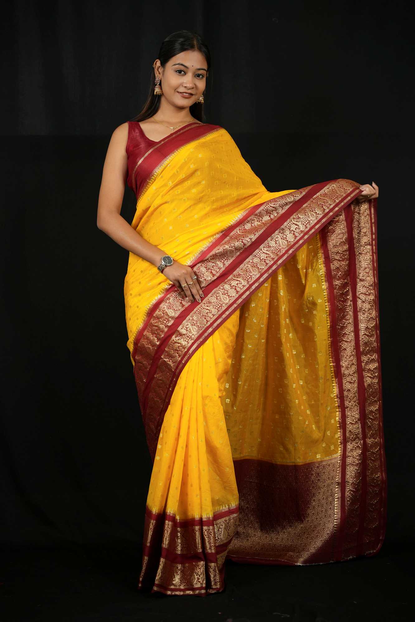 Banarasi ready to wear saree - Image 3