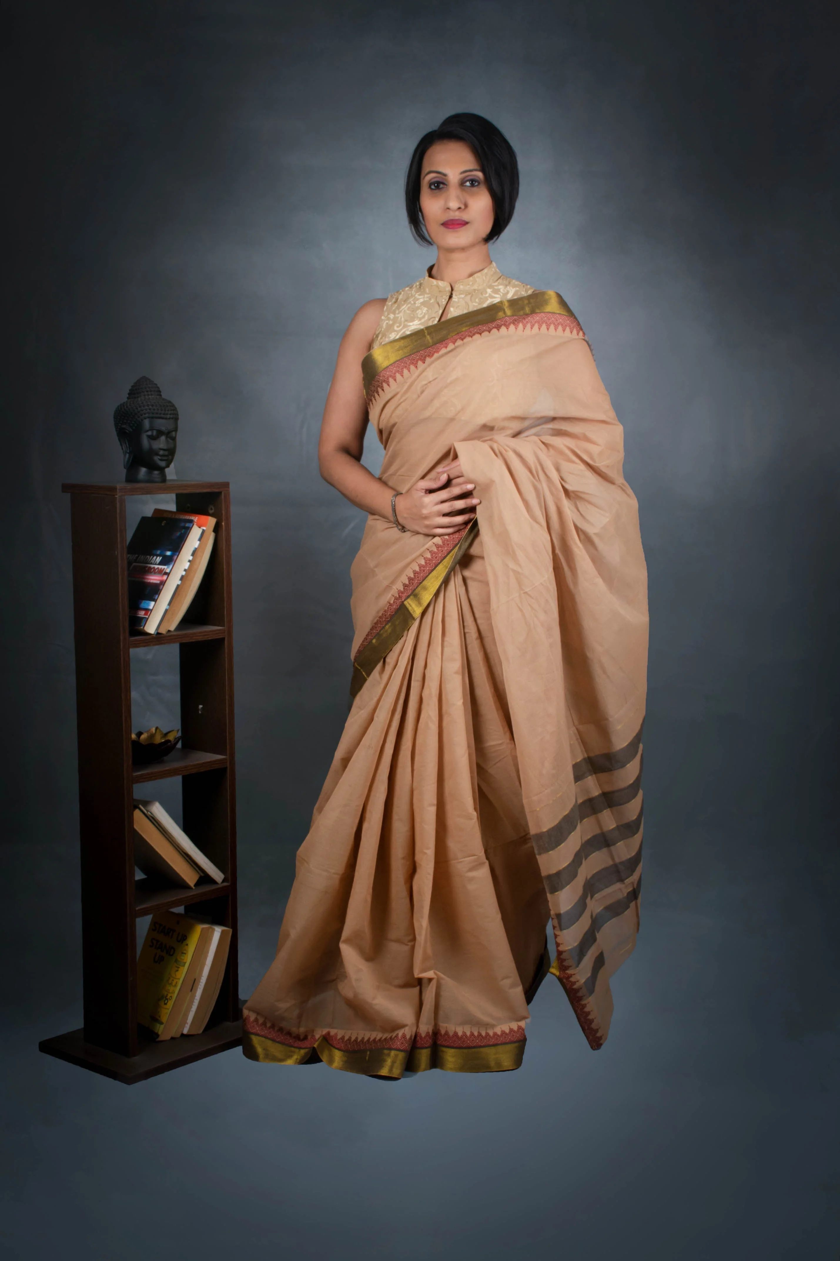 Shraddha - Cotton Saree-Shobitam - Image 2