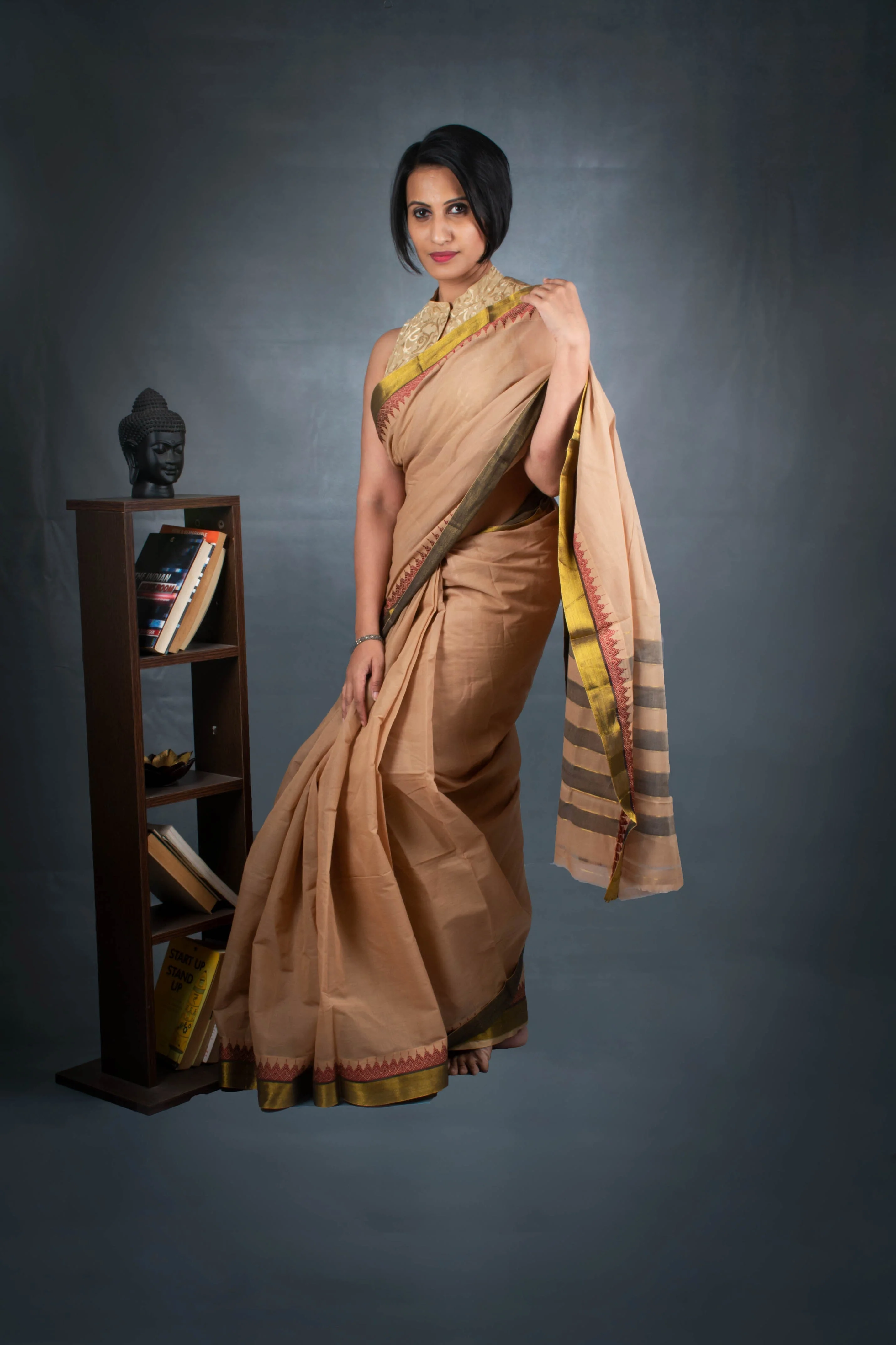 Shraddha - Cotton Saree-Shobitam - Image 4