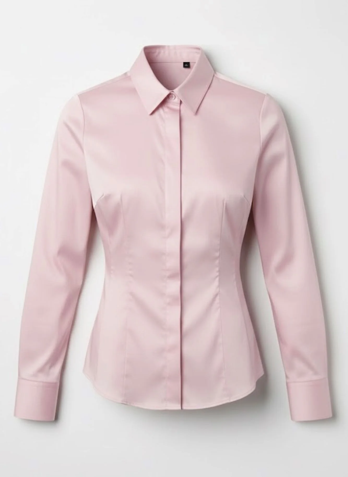 Tailored Satin-Finish  Fitted Shirt for Effortless Elegance - Image 5